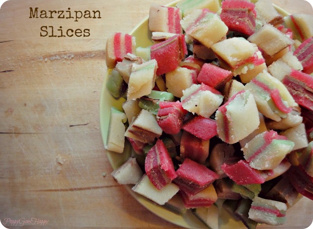 marzipan slices
